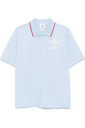 adidas X Wales Bonner Poloshirt mit beflocktem Logo