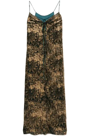 YANGKEHAN Kleid mit grafischem Print