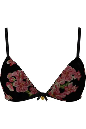 Twin-Set Triangel-BH aus Samt