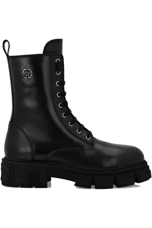 Philipp Plein Stiefel mit Hexagon-Logo