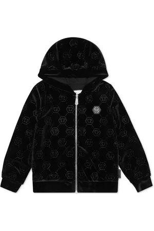 Philipp Plein Kapuzenjacke mit Logo-Verzierung