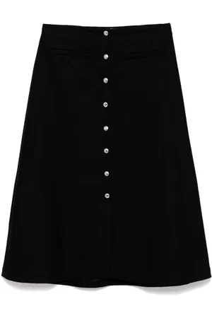 Maison Kitsuné Midirock mit Druckknöpfen