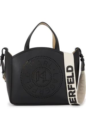 Karl Lagerfeld K/Circle Handtasche mit perforiertem Logo