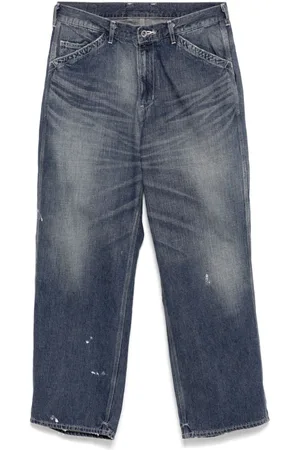 NEIGHBORHOOD Jeans mit weitem Bein