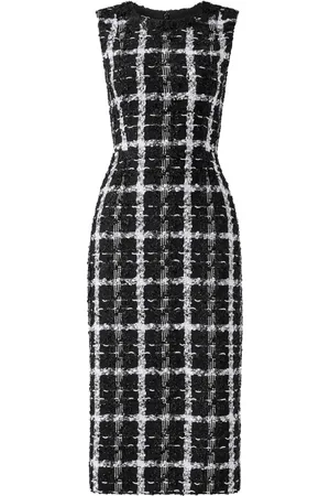 Carolina Herrera Midikleid aus Tweed