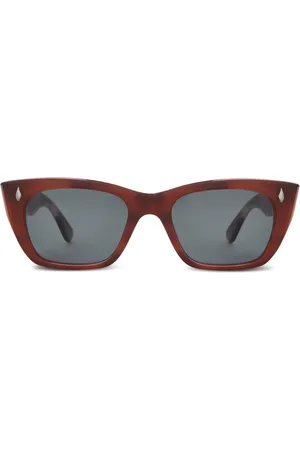 GARRETT LEIGHT Sonnenbrille mit eckigem Gestell
