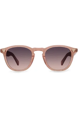 GARRETT LEIGHT Sonnenbrille mit rundem Gestell