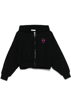 Pinko Hoodie mit Love Birds-Applikation