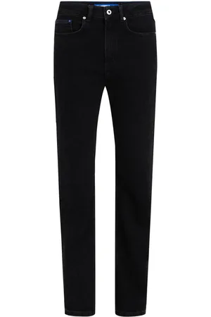 Karl Lagerfeld Straight-Leg-Jeans mit hohem Bund
