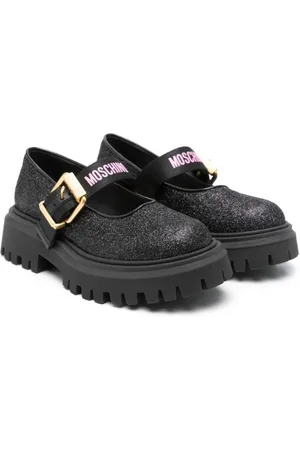 Moschino Mokassins im Glitter-Look