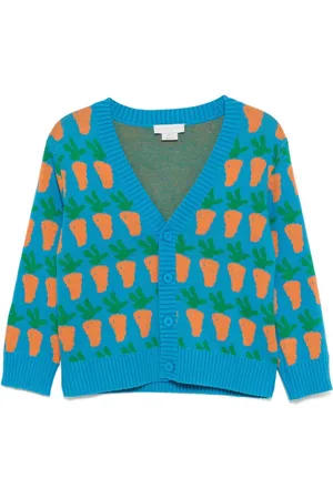Stella McCartney Cardigan mit Karotten-Grafik