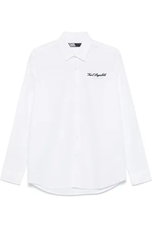 Karl Lagerfeld Hemd mit vorstehendem Logo
