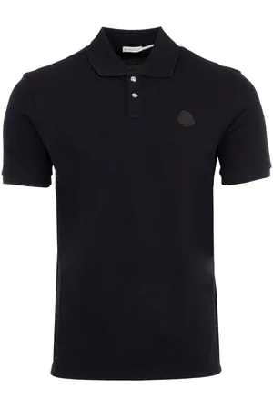 Moncler Poloshirt mit Logo-Applikation