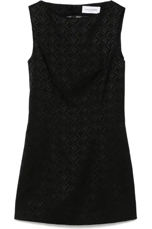 Marine Serre Minikleid aus Moon Diamond-Jacquard