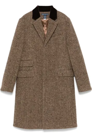 Ralph Lauren Mantel mit Fischgrätenmuster