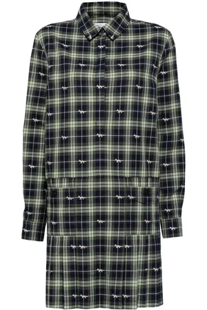 Maison Kitsuné Shrunken Hemdkleid