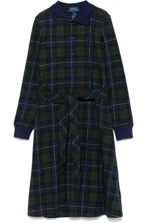 Ralph Lauren Kariertes Poloshirtkleid