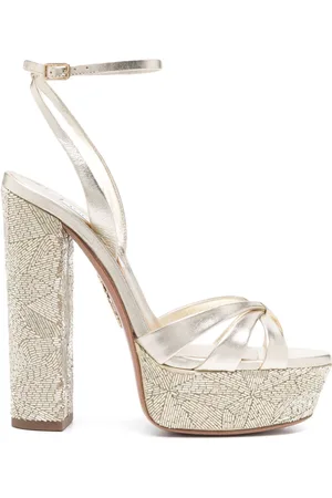 Aquazzura Sandalen mit Perlen 150mm