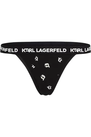 Karl Lagerfeld Ikonik 2.0 Tanga mit Logo-Bund