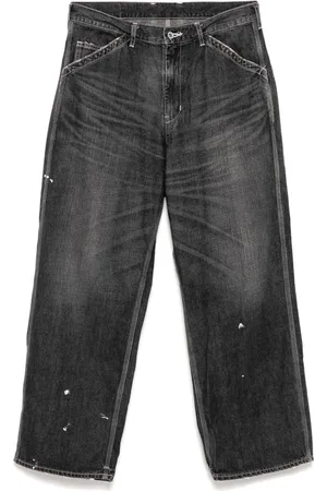 NEIGHBORHOOD Jeans mit weitem Bein