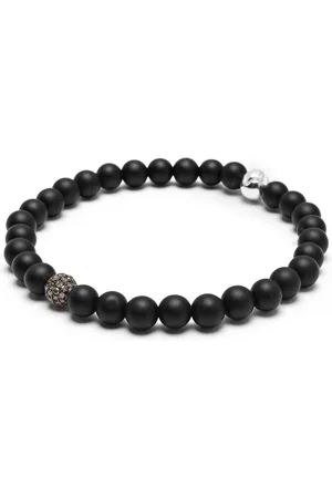 Nialaya Onyx-Armband mit Diamant