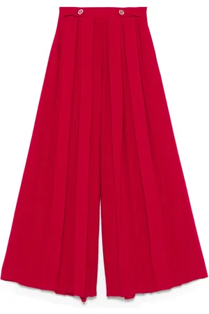Twin-Set Krepphose mit Falten