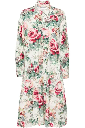 JUNYA WATANABE Hemdkleid mit Blumen-Print