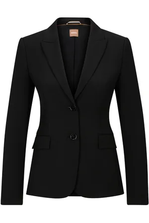 HUGO BOSS Sakko mit fallendem Revers