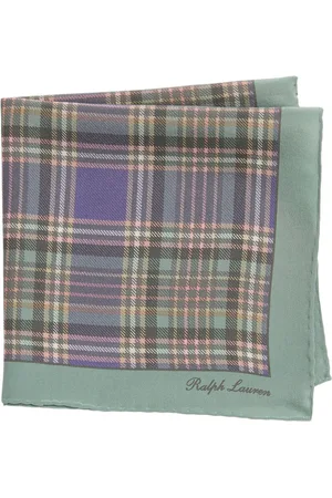 Ralph Lauren Einstecktuch aus Seide mit Karo-Print