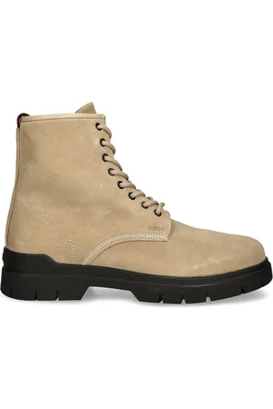 HUGO BOSS Stiefel mit Logo-Prägung
