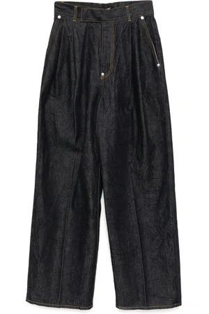 UNDERCOVER Straight-Leg-Jeans mit Falten