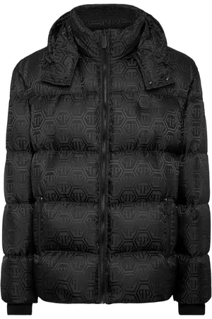 Philipp Plein Gefütterte Jacke aus Monogramm-Jacquard