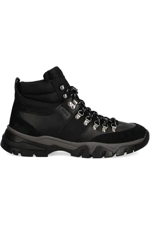 HUGO BOSS Stiefel mit Logo-Prägung