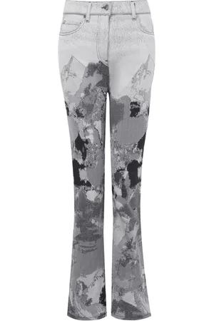 PORTS 1961 Jeans mit abstraktem Muster