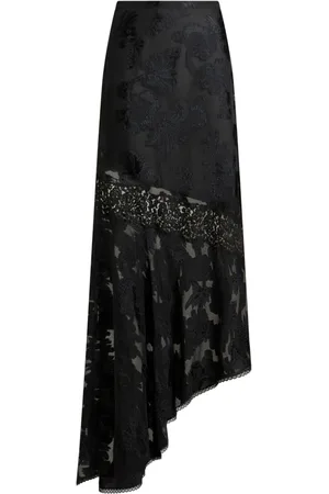 Etro Chiffon-Maxirock mit Fil Coupé
