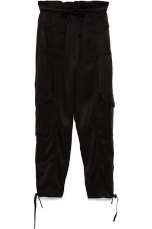 Ganni Ausgeblichene Hose aus Satin