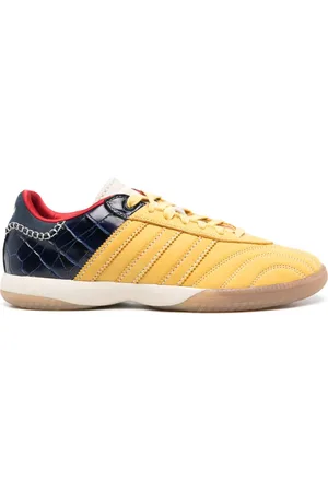 adidas Samba Millennium "Wales Bonner - Fade Gold/Navy Croc" Sneakers