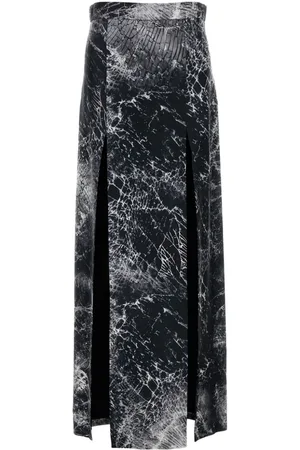 Alexander McQueen Rock mit abstraktem Print