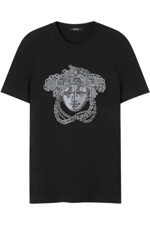 VERSACE T-Shirt mit Medusa-Stickerei