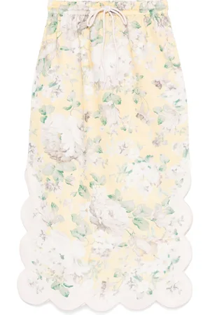 ZIMMERMANN Acacia Midirock mit Wellensaum