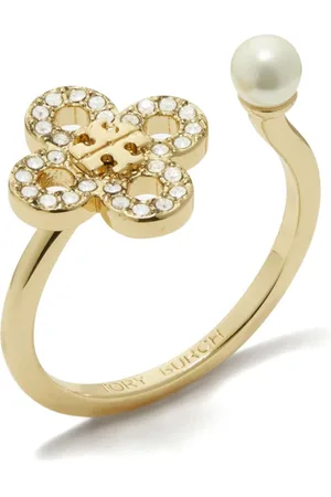 Tory Burch Kira Clover Pavé Ring