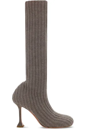 Amina Muaddi Veneda Stiefel 95mm