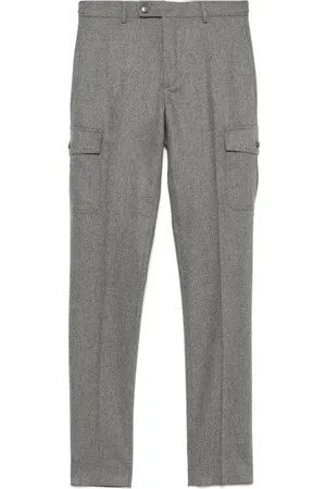 Incotex Cargohose mit meliertem Effekt