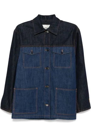 Fendi Zweifarbige Jeansjacke
