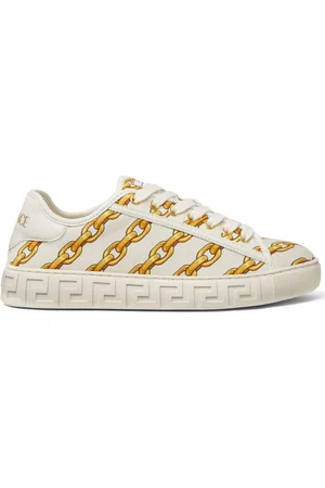 VERSACE Chain Stripes Greca Sneakers