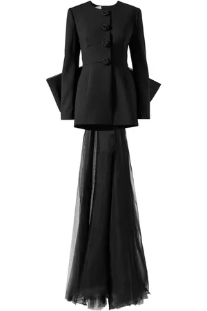 Carolina Herrera Jacke aus Tüll mit Schleifendetail