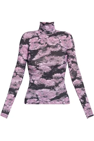Tory Burch Rollkragenoberteil mit Blumen-Print