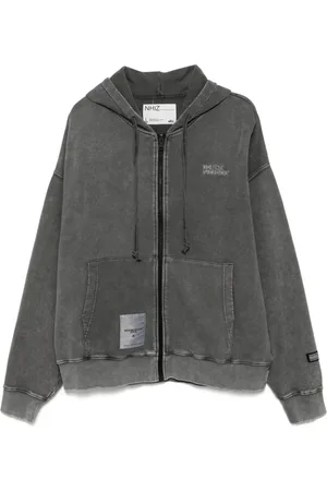 Izzue Kapuzenjacke mit Logo-Stickerei