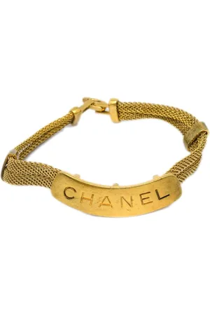 CHANEL 1998 Armband mit Logo-Schild