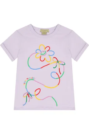 Stella McCartney T-Shirt mit Blumenmotiv